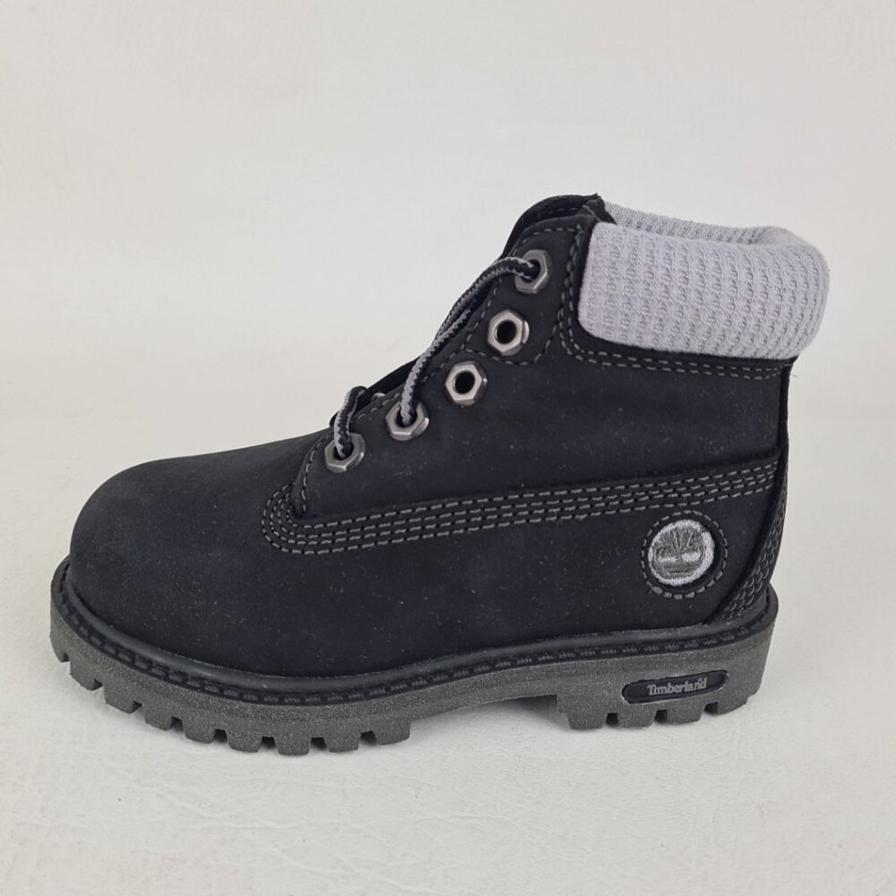 Timberland 6In Premium Thrml TODDLER Boots Outdoors Black Leather